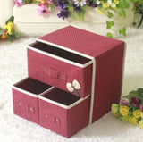 Home Square Foldable Drawer Organizer With Three Drawers Design In Pakistan