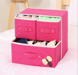 Home Square Foldable Drawer Organizer With Three Drawers Design In Pakistan