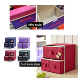 Home Square Foldable Drawer Organizer With Three Drawers Design In Pakistan