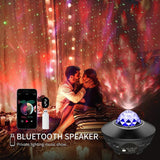 Home Square 🤩 Galaxy Ocean Wave Light Projector - ( Limited Time Offer! ) In Pakistan