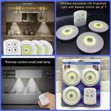 Led light with remote control set of 3