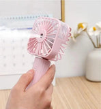 Home Square Mini Handheld Spray Fan Usb Rechargeable In Pakistan