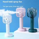 Home Square Mini Handheld Spray Fan Usb Rechargeable In Pakistan