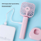 Home Square Mini Handheld Spray Fan Usb Rechargeable In Pakistan