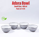 Home Square Pack of 4 Multipurpose Kitchen Adora Bowl 400ML. Random Colours In Pakistan