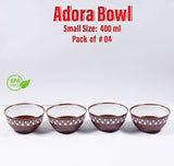 Home Square Pack of 4 Multipurpose Kitchen Adora Bowl 400ML. Random Colours In Pakistan