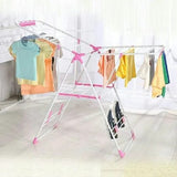 Home Square Stainless Steel Foldable Indoor Clothes Drying Rack In Pakistan