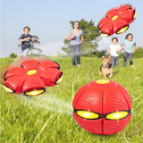 Home Square UFO Toy Flying Football with LED  Random Colors In Pakistan