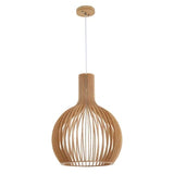 Home Square Wood Pendant Lamp / Pendant Light / Modern Lamp (Dark brown color) In Pakistan