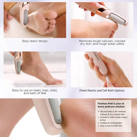 Electric Foot File Grinder Foot Pedicure Tool Dead Skin Callus Remover Machine (Random Color)