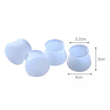 Pack Of 4 Anti-Slip Bottom Pads For Chair & Furniture