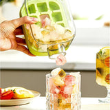 My Crush Cup Ice Cube Tray, Water Bottle Ice Cube Tray, Cool Summer Ice Cube Cup, Upgraded Ice Cube Bottle, Reusable Press-To-Cold Ice Cube Hydration - 500ml - Random Color (Fiber Glass)