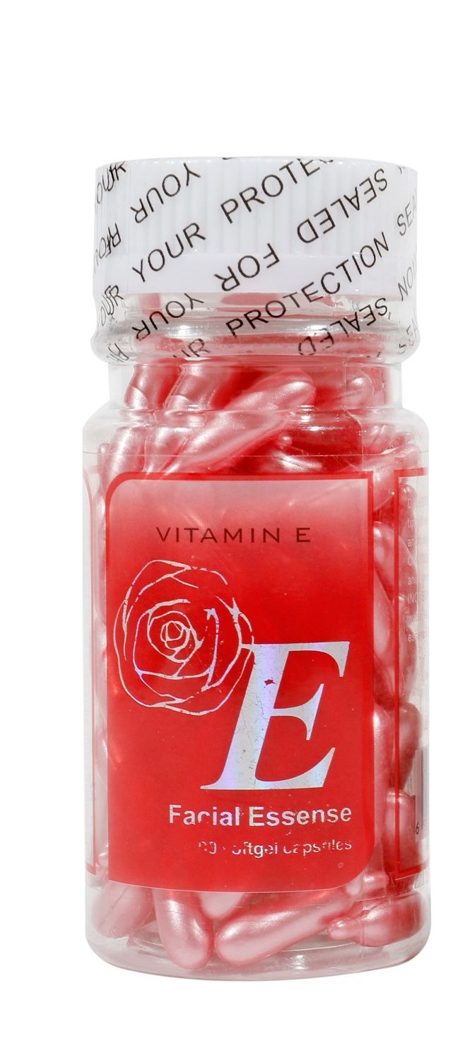 Pack Of 90 Essence Of Facial Skincare – Vitamin E Skin Care Facial Capsules | Nourishing, Hydrating, Anti-Aging & Skin Protection Formula