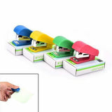 Pack Of 2 Mini Staplers With Pins – Compact, Smooth, And High-Quality Office & School Use (Random Color)