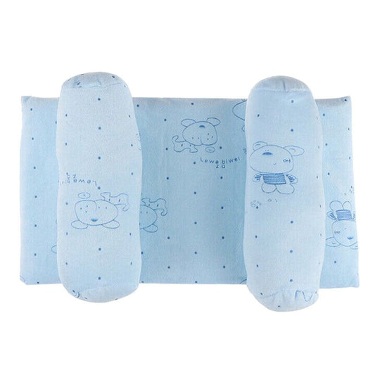 Soft Head Shaping Newborn Pillow For Flat Head Prevention, Breathable & Portable Infant Cushion - Baby Head Shaping Pillow - Adjustable Newborn Baby Head Shaping Pillow ( Random Color & Design ) - Without Box