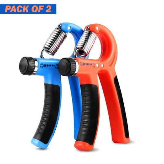 Set Of 2 Adjustable Heavy Hand Grippers (10–40Kg) – Strength Training Exerciser For Hand, Wrist & Finger Workout (Random Color)