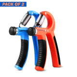 Set Of 2 Adjustable Heavy Hand Grippers (10–40Kg) – Strength Training Exerciser For Hand, Wrist & Finger Workout (Random Color)