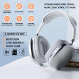 P9 Headphone - Wireless Bluetooth Headphones Adjustable Over-The-Ear Stereo Headset – P9 (Random Color)