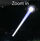 Tactical LED Flashlight Kit With Portable Green Hard Case – High-Powered, Rechargeable, Multi-Mode Light