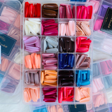 144 PCs Colorful Nails Box| ABS Plastic | Nail Shaper Set (Random Color)