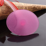 Soft Silicone Face Cleansing Brush Pad – Gentle Facial Washing & Exfoliating Massage Tool For Deep Pore Cleansing | Blackhead Removal & Skin Care | Soft Silicone Face Massager - (Random Colors)