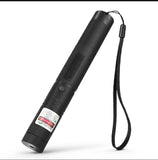 High-Power 303 Green Laser Pointer With Adjustable Focus – Rechargeable 3.7V Battery, Charger & Safety Lock – Rechargeable Green Laser Light, Green Laser Pointer, Green Beam Light