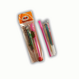 Glitter Gel Pen Refills Set – 5 Multi-Colored Metallic Ink Refills For Smooth Writing & Creative Art