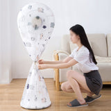 High Quality Dustproof All-Inclusive Electric Fan Dust Cover Household Floor Fan Cover Protective Cover Stand Fan - 01 PCs - Random Print