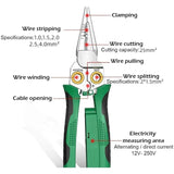 8-In-1 Wire Stripper & Voltage Tester – Multi-Purpose Electrical Tool For Professionals