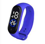 Latest  M4 LED Watch Digital Sports Bracelet for Boys & Girls – Waterproof Touch Display – Random Band Color (Without Box)