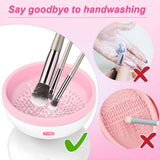 Electric Makeup Brush Cleaner Machine Gentle And Efficient Cleaning USB Powered Electric Scrubber Makeup Supply