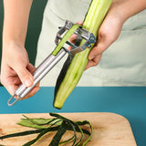 1 Set Stainless Steel Peeler & Slicer – Multi-Function Vegetable & Fruit Grater Tool