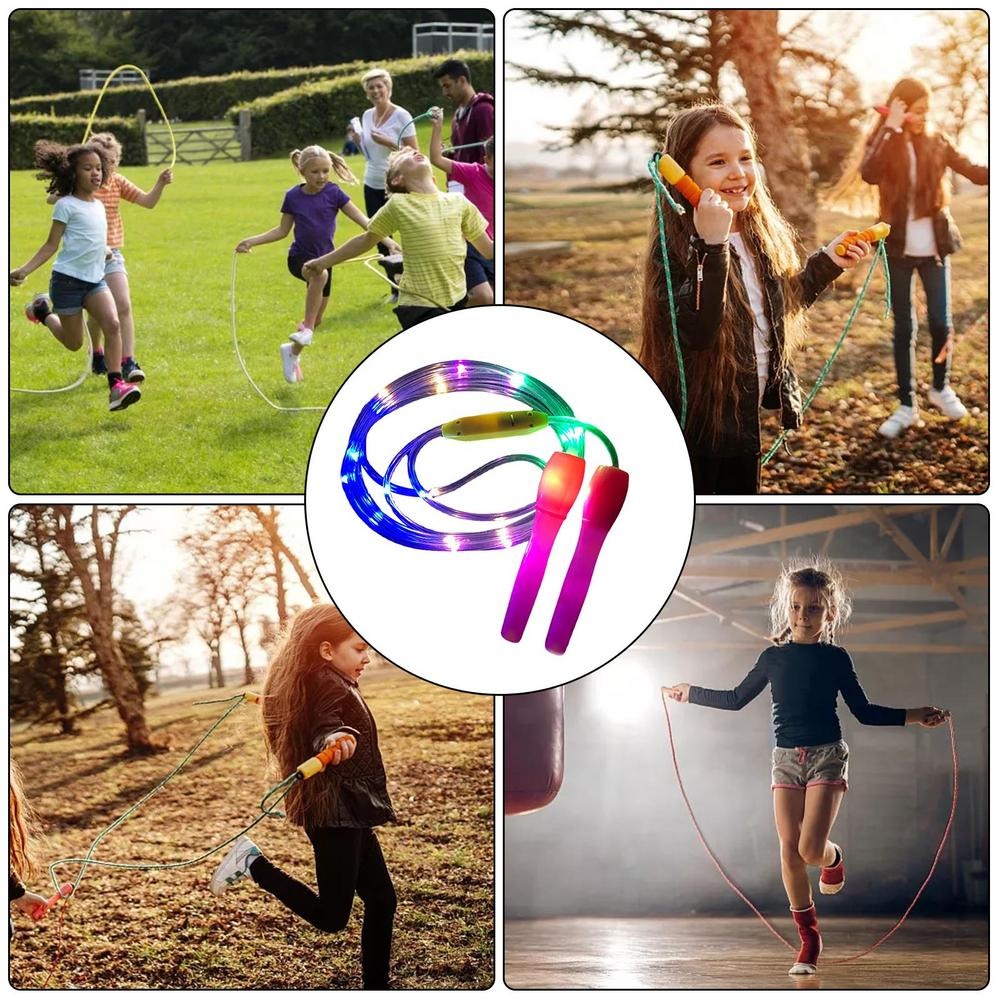 Lighting Jump Skipping Rope – LED Fitness Rope For Kids & Adults, Indoor/Outdoor Training, Random Color