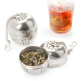 Tea Infuser , Stainless Steel Tea Ball Strainer Filter Infuser For Loose Leaf Tea And Mulling Spices