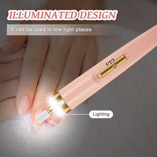 5 IN 1 Professional Manicure Nail | Salon Nail Finishing Touch | Nail Grinding, Burnishing Machine | Full Manicure And Pedicure Tool - Random Color