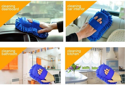 Microfiber Sponge Pad With Grip Handle