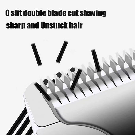 (Plastic Body) Vintage T9 Hair Trimmer Cordless Professional Hair Clippers Electric Trimmers For Men Metal Head (Random Color)