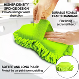 Spounge Fiber | Microfiber Wash Sponge Car Wash Sponge  Microfiber Wash Mitt Scratch Free, Ultra Absorbent Microfiber Mitt for Cars, Trucks, SUV, Boat,Bicycle & Motorcycle (Random color)