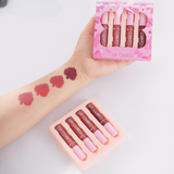 4-Piece Color Castle Bow Lip Gloss Set – Cute Bow Design, Vibrant Shades, Smooth & Glossy Finish