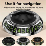 2 In 1 Dashboard Car Phone Holder With Navigation Bracket - 360° Rotation Phone Bracket For Car Use - Random Color