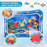 Sale Inflatable Leakproof Water Mat For Kids / Inflatable Tummy Time Mat - Random Color