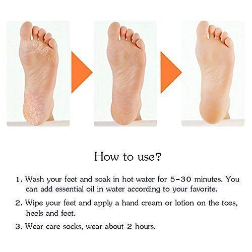 1 Pair Unisex Silicone Gel Socks Moisturizing Sock Breathable Elastic Heel Cracked Protector Socks