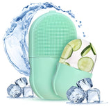 Silicone Cleansing Ice Lattice | Ice Roller Facial Massage | Ice Cube Roller With Scrub - Random Color