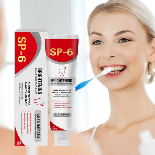 Yayashi SP6 Whitening Toothpaste 120g– Removes Stains from Coffee, Tea & Smoking
