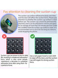 Square Double Side Suction Cups Cell Phone Holder Universal Bubble Gripper Silicone Pad (Random Colour)