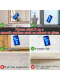 Square Double Side Suction Cups Cell Phone Holder Universal Bubble Gripper Silicone Pad (Random Colour)