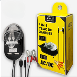 Vizo V17 - 7-In-1 Multi-Port Charger | Best Quality Charger For Android  | AC/DC Clamp Charger | AC/DC Desktop Charger